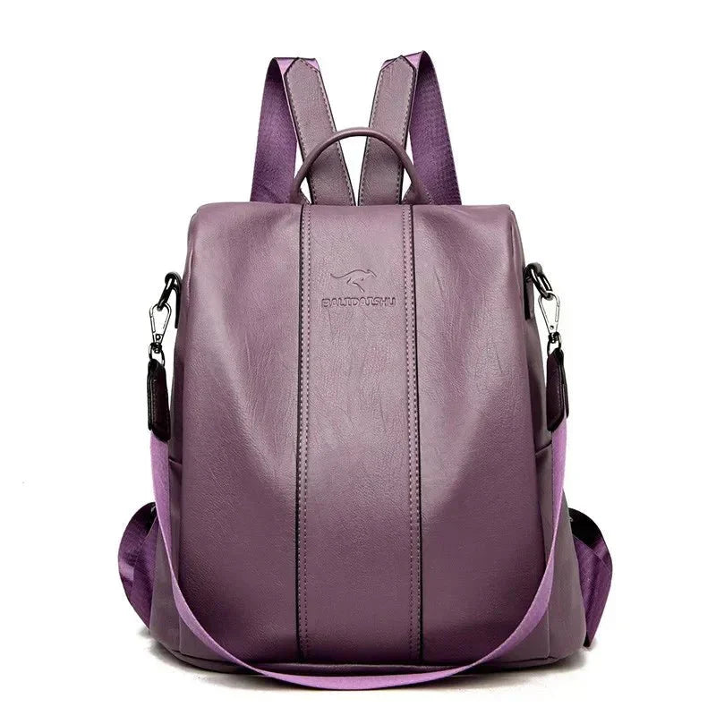 TrendAura Serenity Vegan Leather Convertible Backpack Handbag - Versatile Day To Night Style