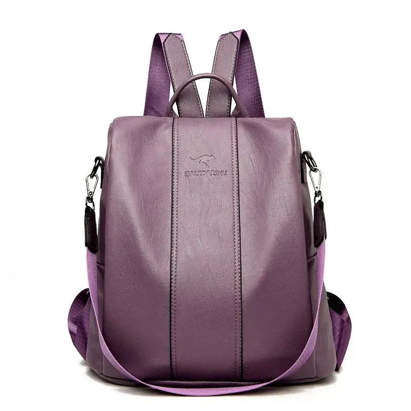 Léna Vegan Leather Convertible Backpack For Active Women Elegant And Practical Versatile Design