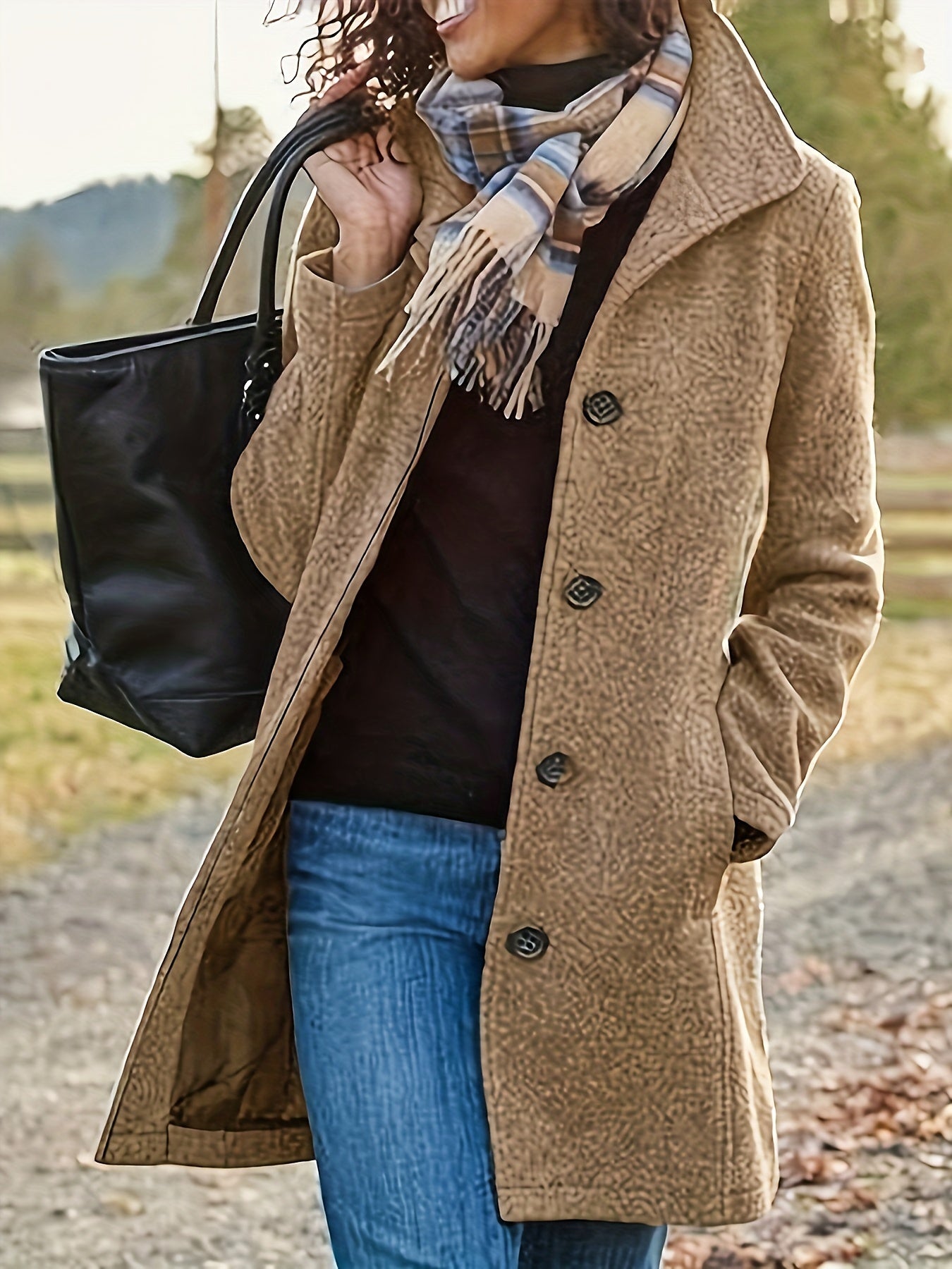 Elara fleece jacket: elegant and warm for women in autumn and winter