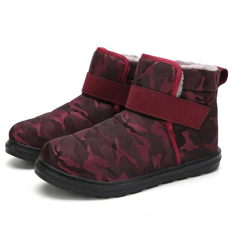 Novina Men's Winter Snow Boots With Plush Lining Cushioned EVA Sole Casual Outdoor Comfort