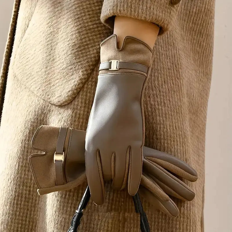 Ava Waterproof Leather Gloves