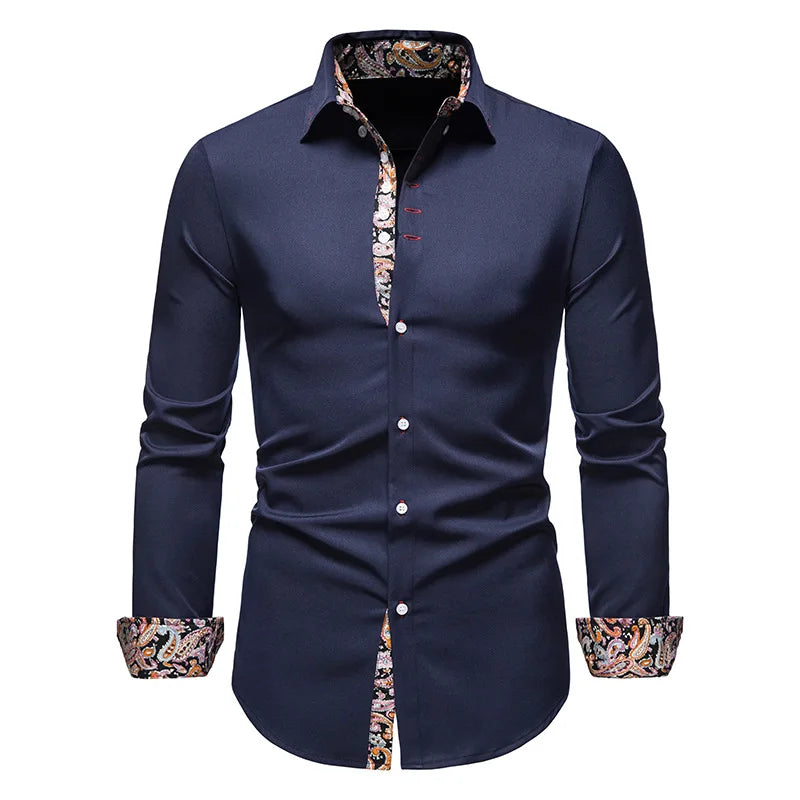 Selim | Fitted Shirt With Contrast – Refined And Trendy Look