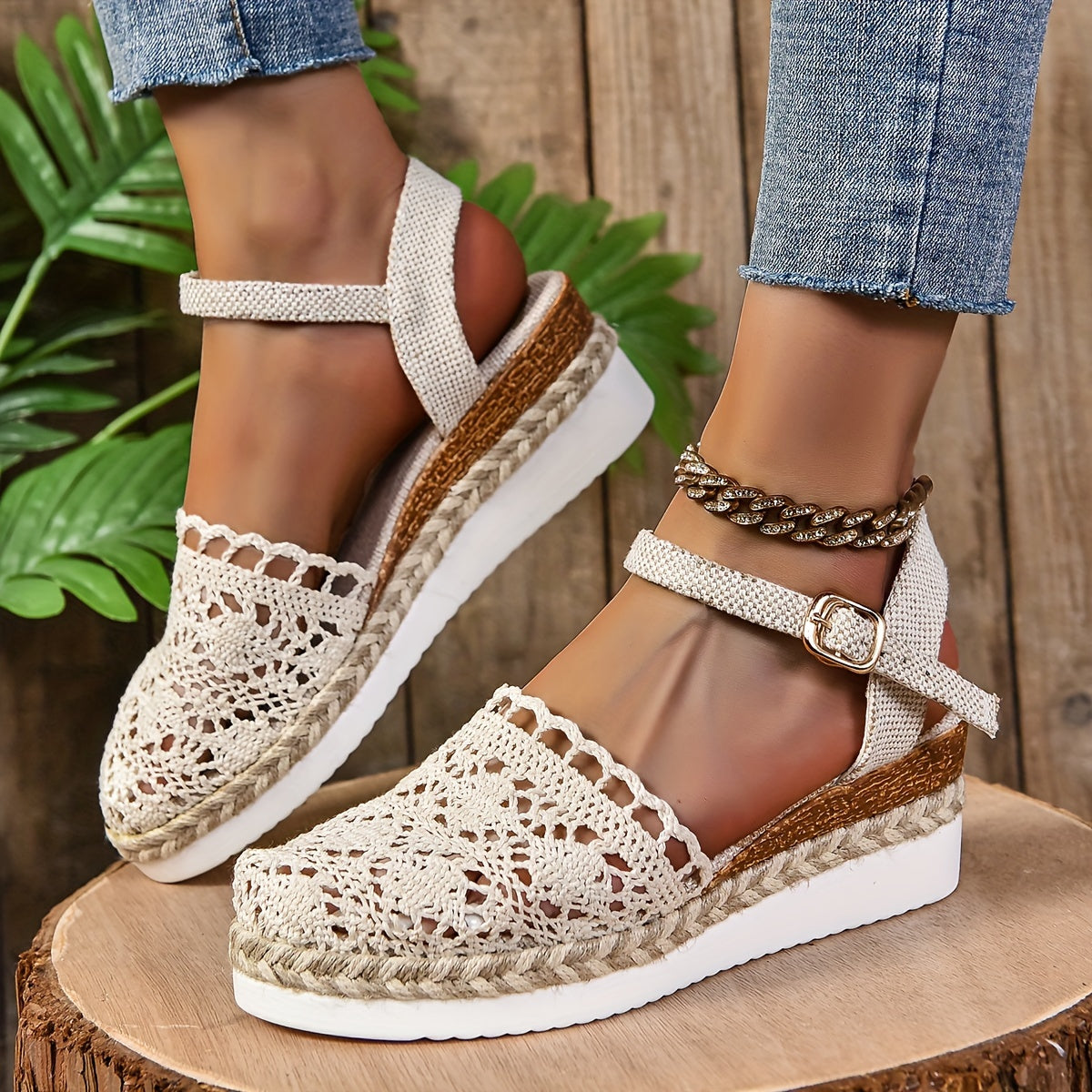 Mia Womens Espadrille Sandals Breathable Ergonomic Comfort For All Day Support Everyday Style