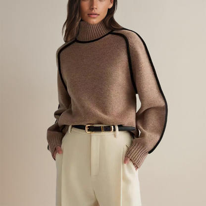 Ursa | Stylish striped turtleneck sweater