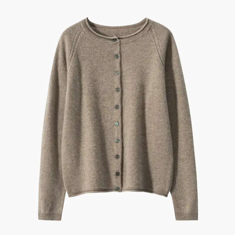 Dahlia Knitted Cashmere Cardigan