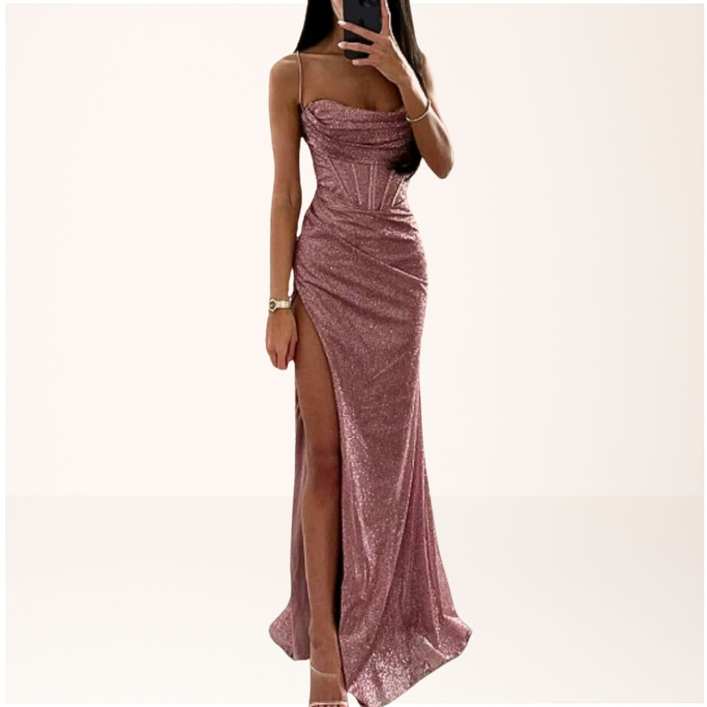 Women's Sequin Corset Party Dress | Maxi