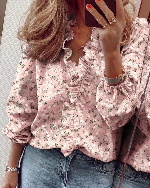 Maddison Ruffled Blouse For Women Chic Timeless Wardrobe Essential With Elegant Detailing For Day To Night