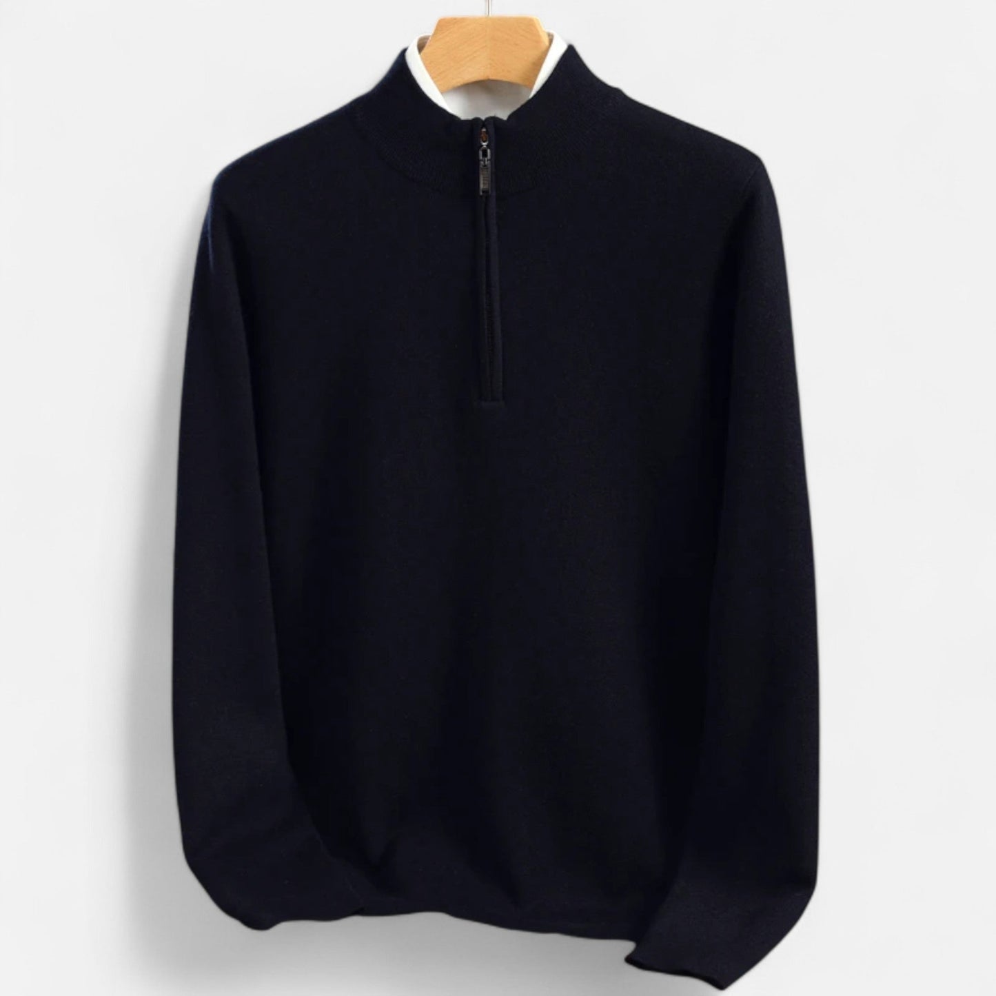 Ancient World | Men's Half-Zip Merino Wool Premium Sweater