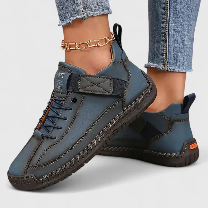 Kymberleigh Leather Women Sneakers Non Slip Breathable Everyday Comfort For Women