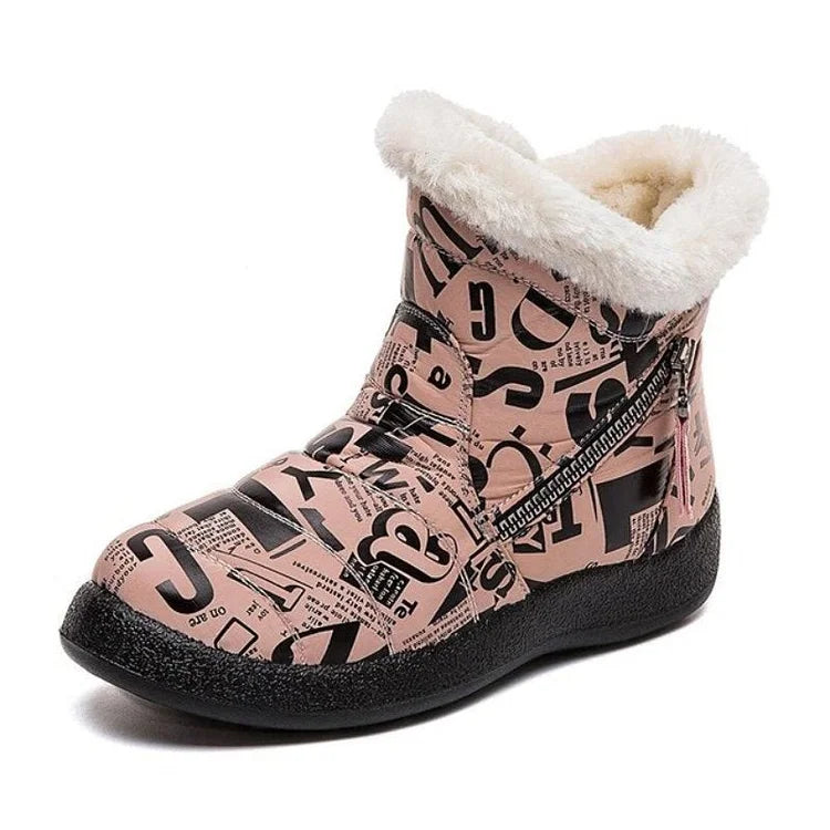 BeckyWalk™ | Women’s Printed Winter Ankle Boots