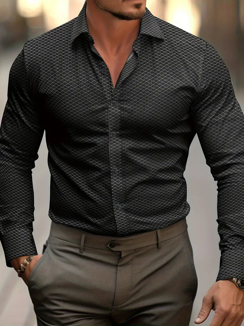 Rut-Jan | Chic plaid shirt for men with comfortable fit