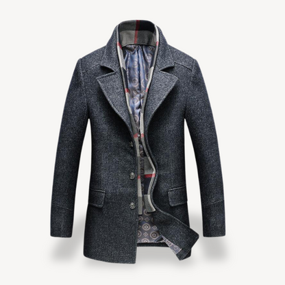 Men's Trench Coat Timeless Structured Fit For Modern Professionals Versatile Outerwear