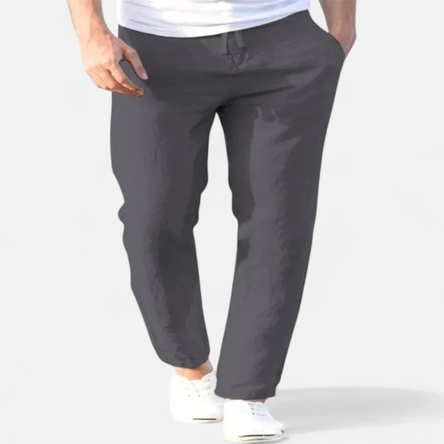 Ancienne Monde | Linen Drawstring Pants for Men – Breathable Comfort for Summer