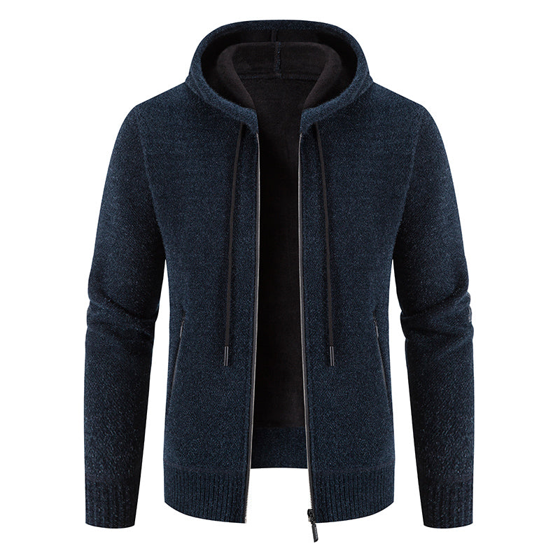 Mens Padded Hoodie For All Seasons Warm Versatile Checkered