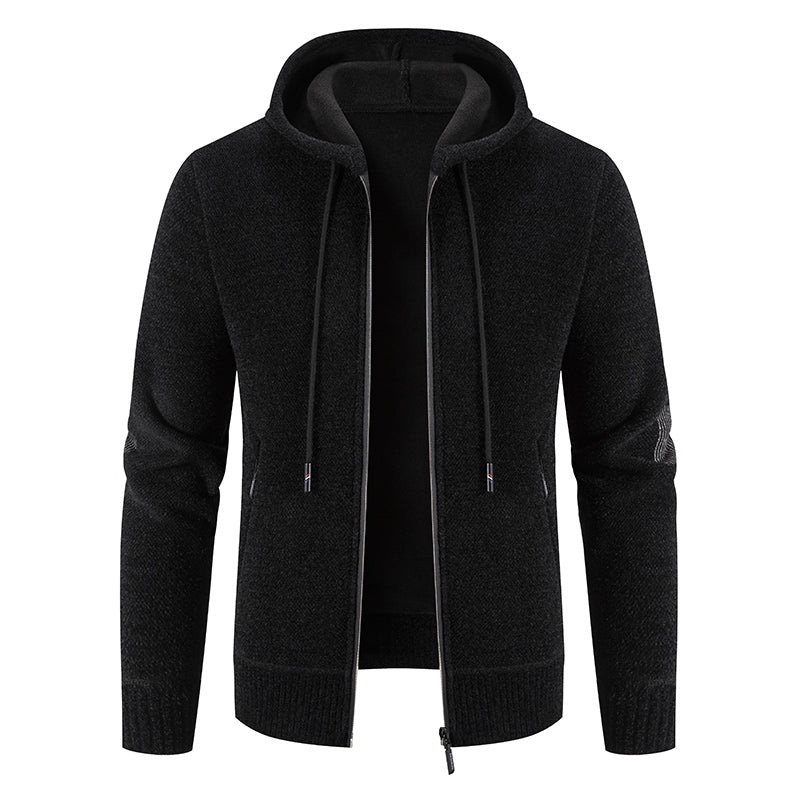 Mens Padded Hoodie For All Seasons Warm Versatile Checkered