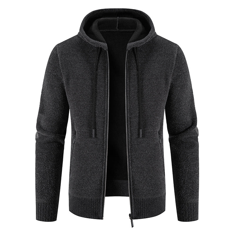 Mens Padded Hoodie For All Seasons Warm Versatile Checkered