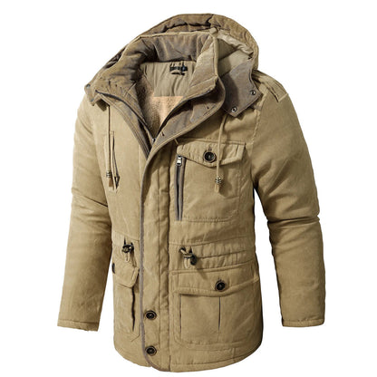 Men's Utility Jacket Weather Resistant Hooded Windproof With Multiple Pockets Nordisk Flair