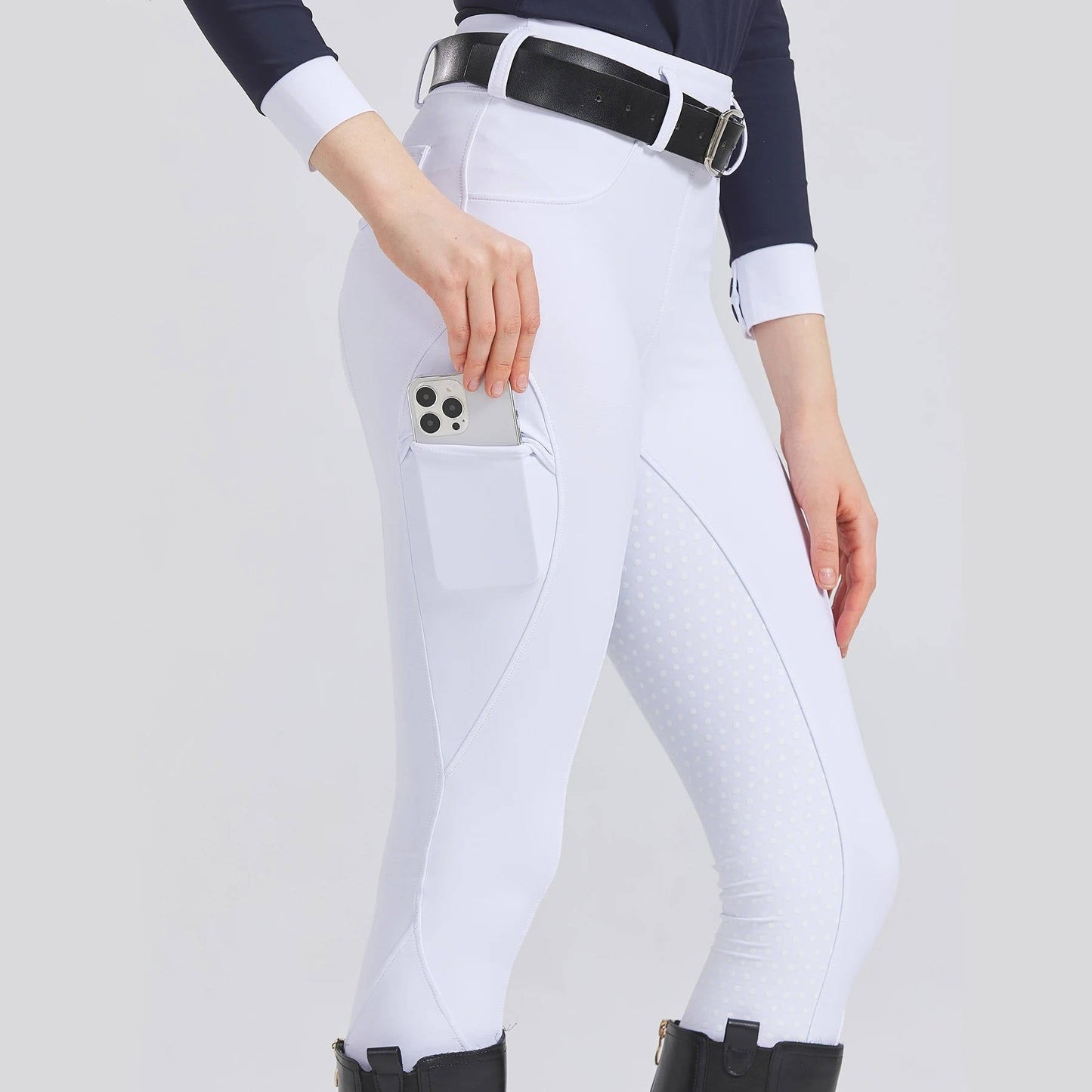 TrendAura Women Equestrian Horse Riding Pants - Saddle Lock For Secure Grip And Focus
