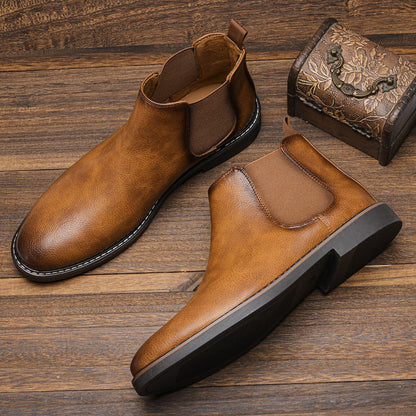 Max Chelsea Leather Boots For Men Premium Comfort And Timeless Design For The Modern Gentleman