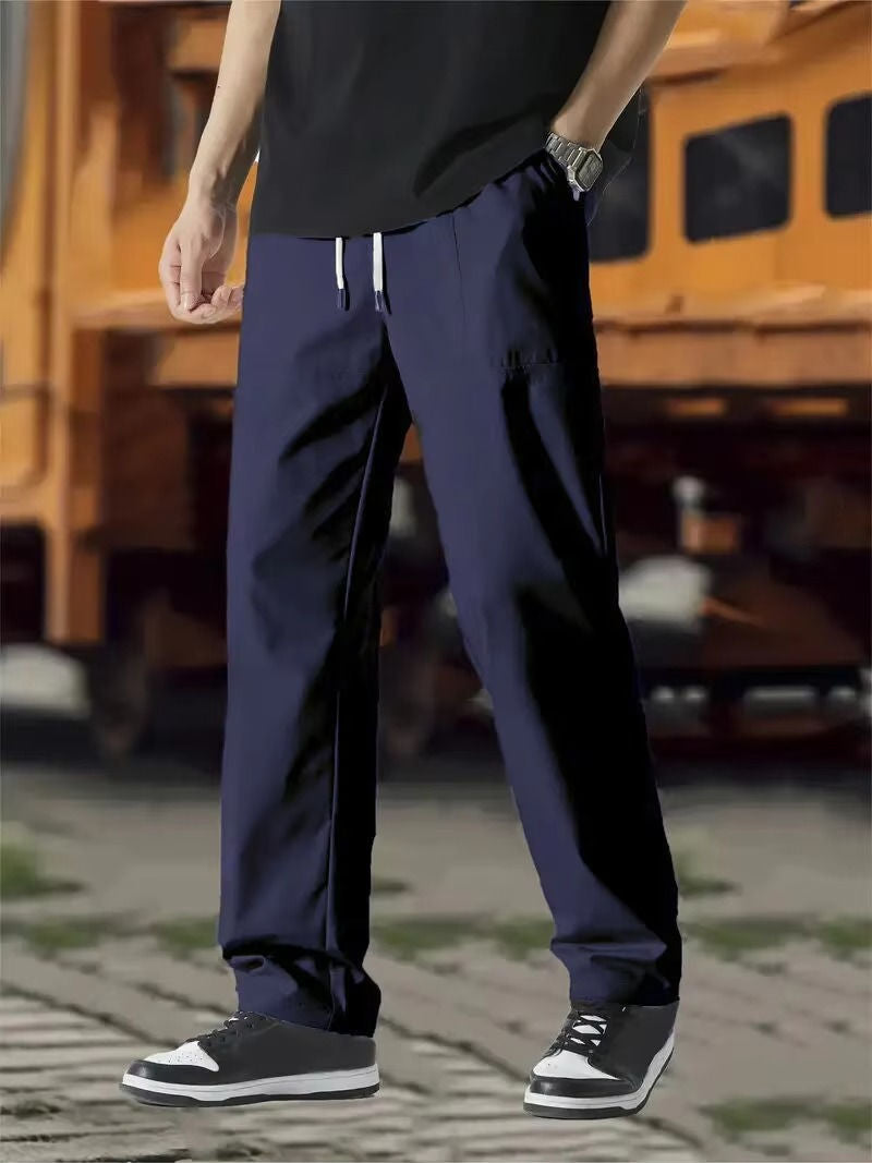 Mens Joggers Track Pants By TrendAura Comfortable Modern Fit With Drawstring Waist And Flexible Fabric
