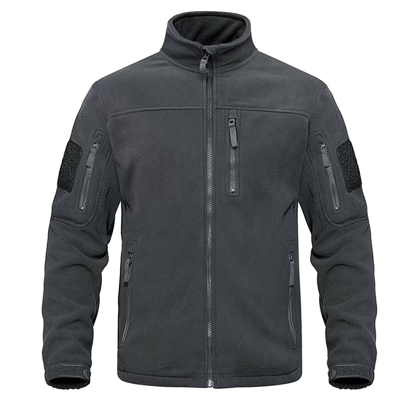 TrendAura Mens Fleece Jacket Full Zip Warm Lightweight Everyday Wear For Men Outdoor Comfort