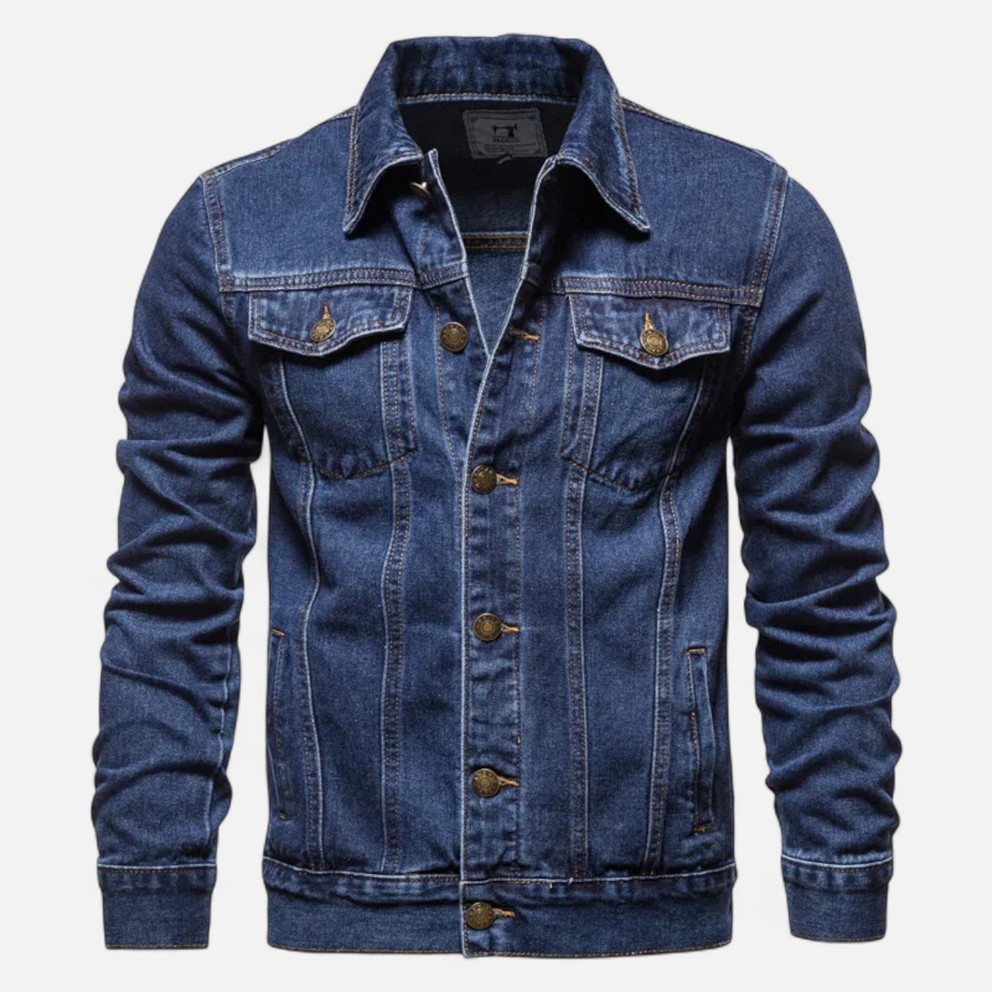 Ancient World | Men's Slim Fit Vintage Denim Jacket