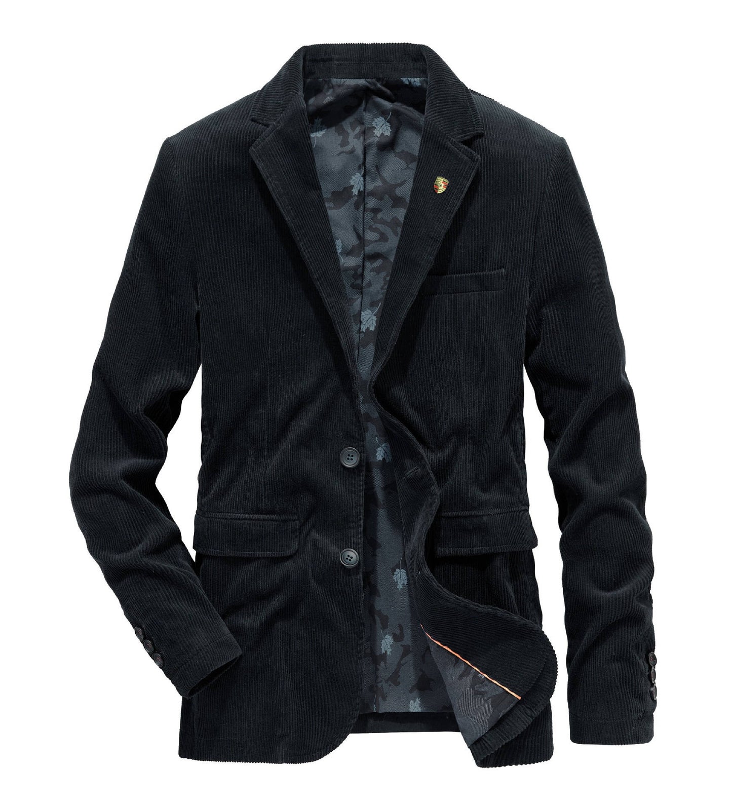TrendAura Mens Corduroy Blazer Jacket Classic Yet Modern For Smart Casual And Office Wear