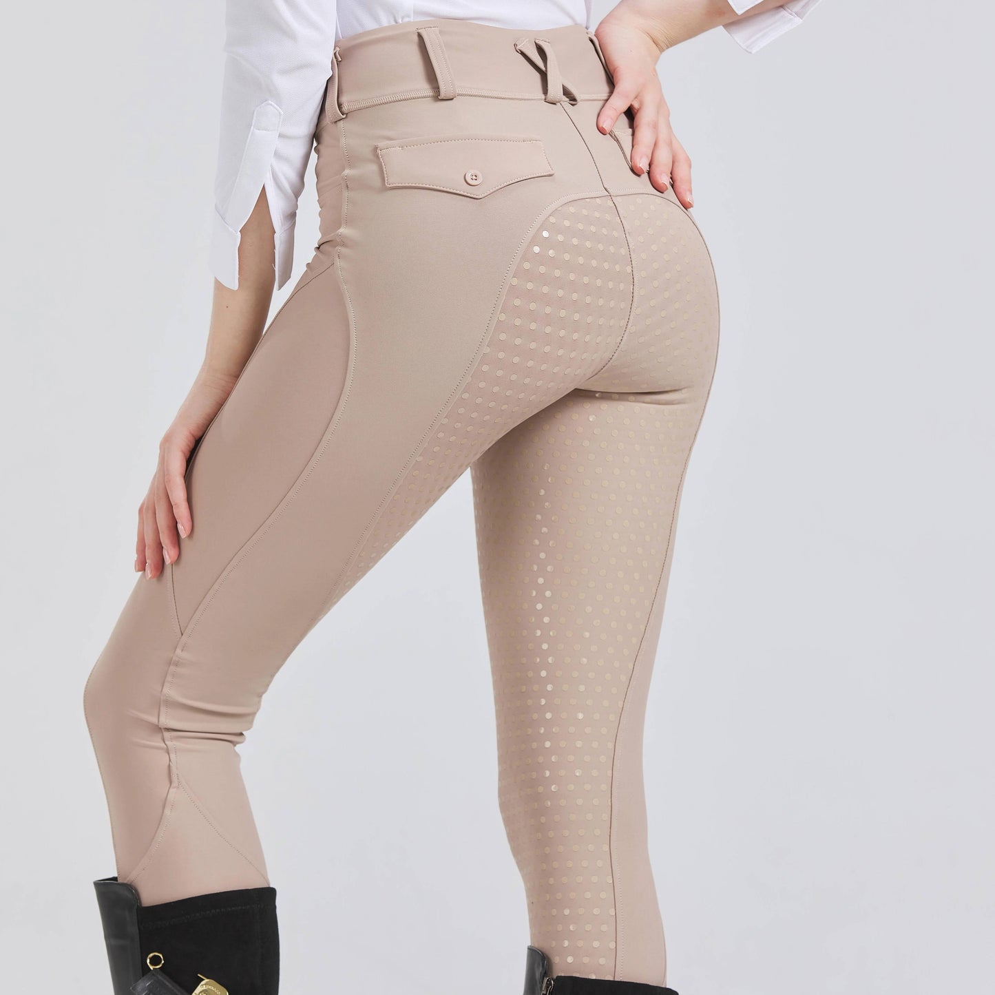 TrendAura Women Equestrian Horse Riding Pants - Saddle Lock For Secure Grip And Focus