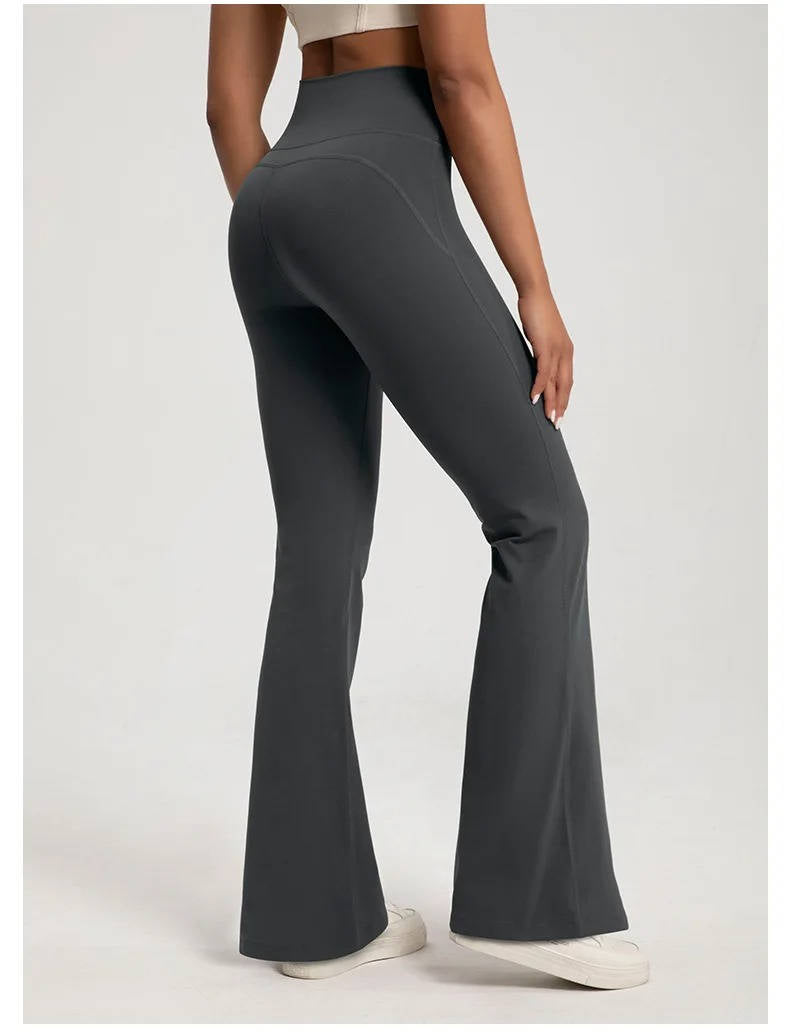 High Waisted Flared Leggings