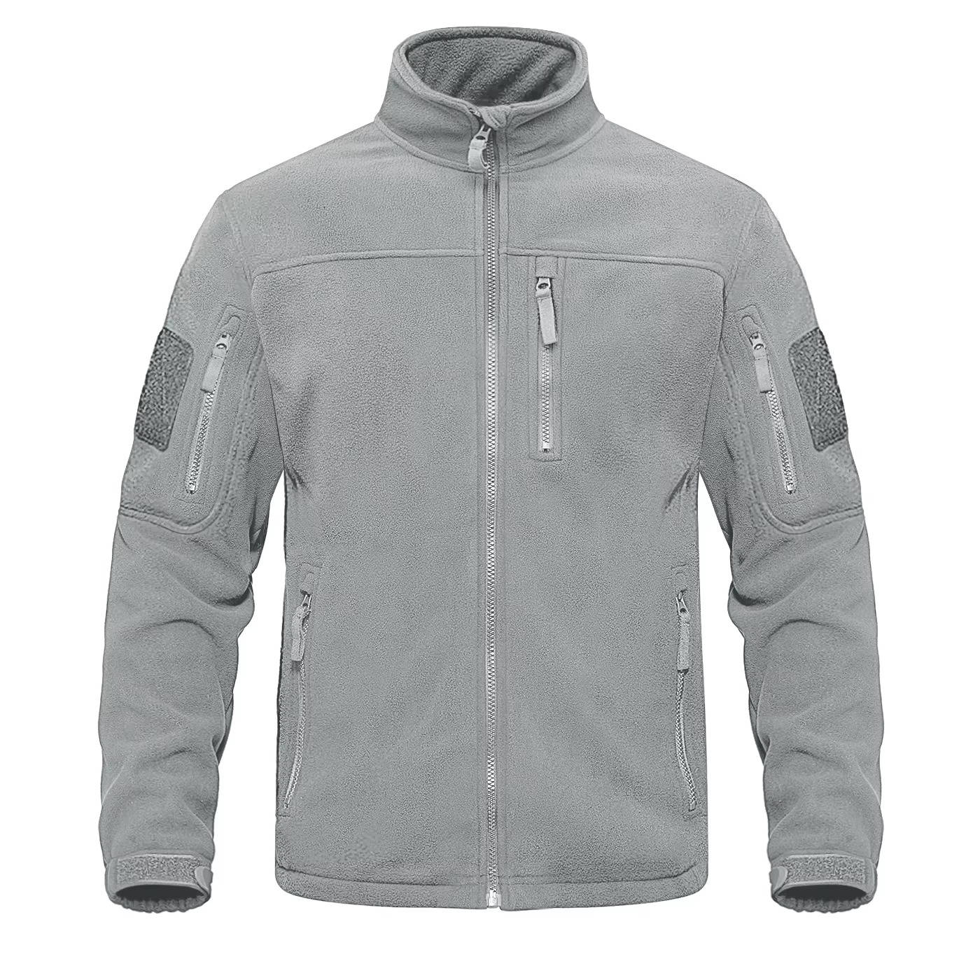 TrendAura Mens Fleece Jacket Full Zip Warm Lightweight Everyday Wear For Men Outdoor Comfort