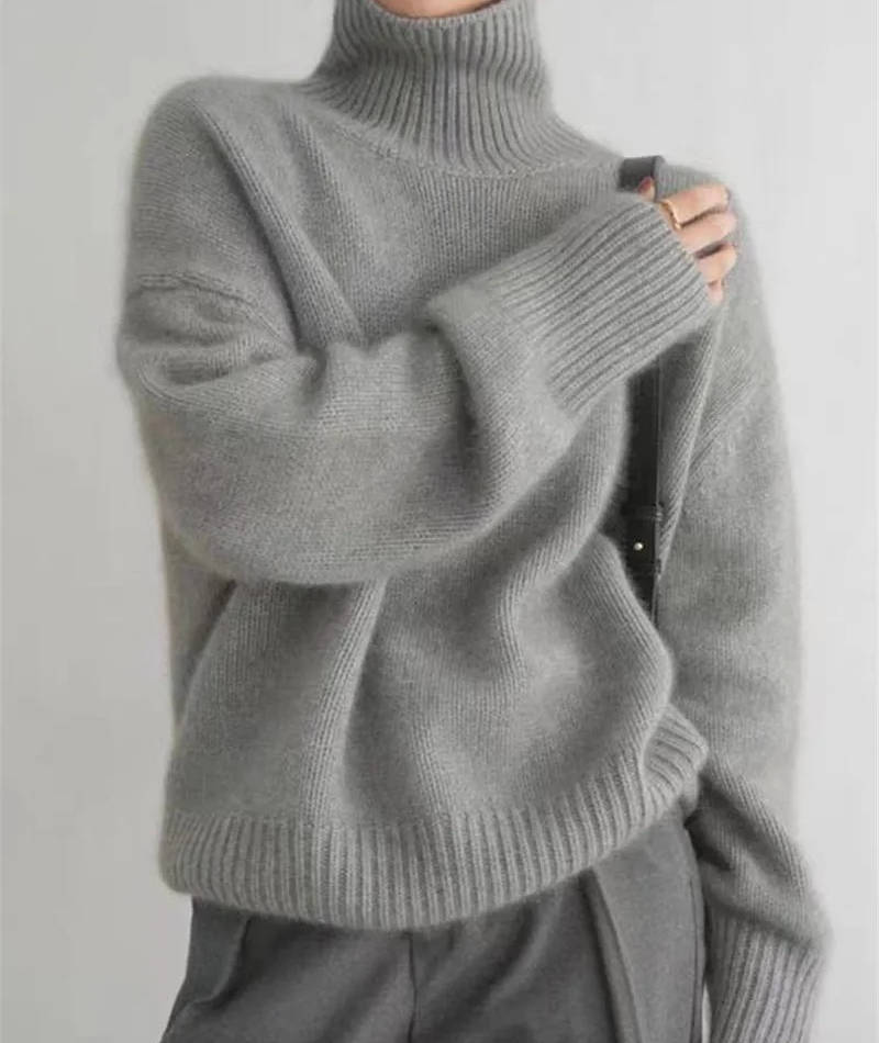 Women's Cashmere Turtleneck Sweater