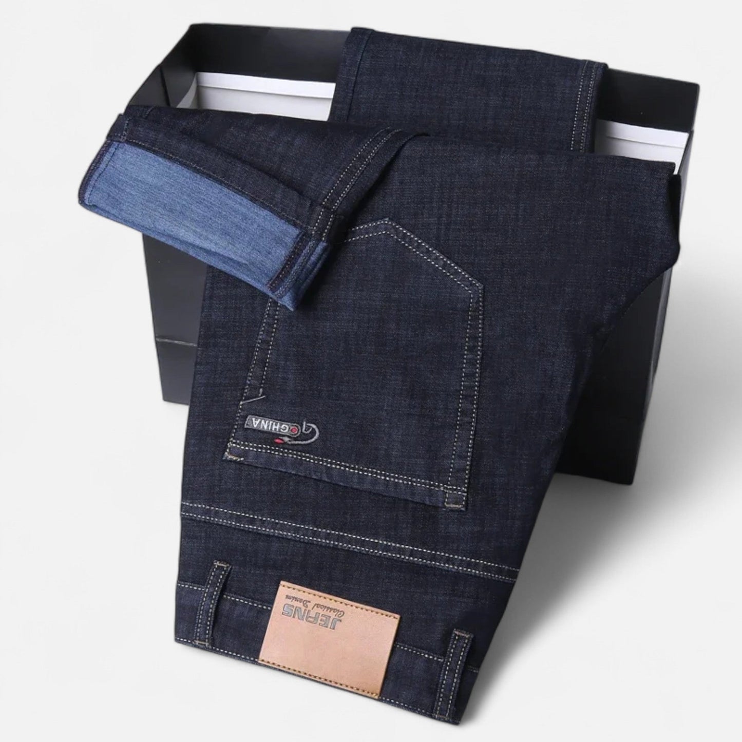 Ancient World | Straight Pants in Light Denim