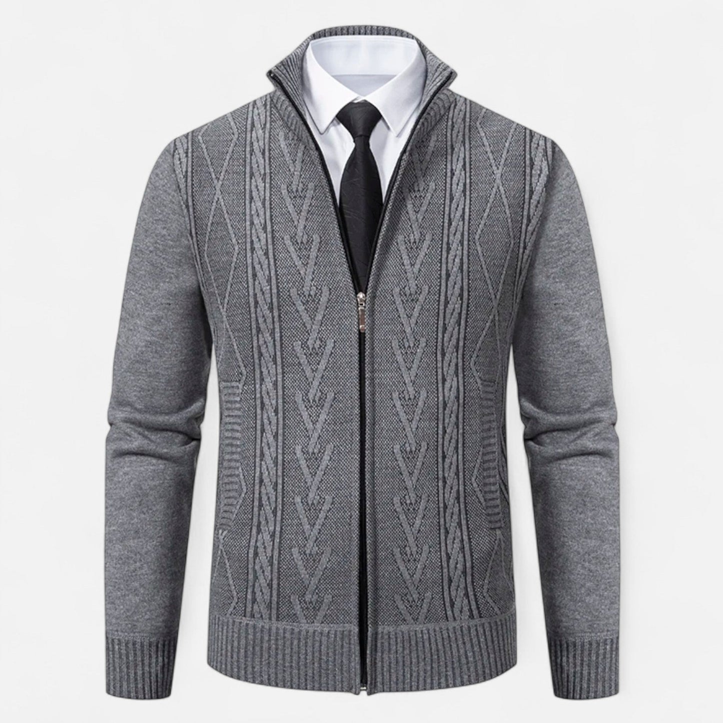 Ancient World | Men's Quilted Jacket Warm Knit