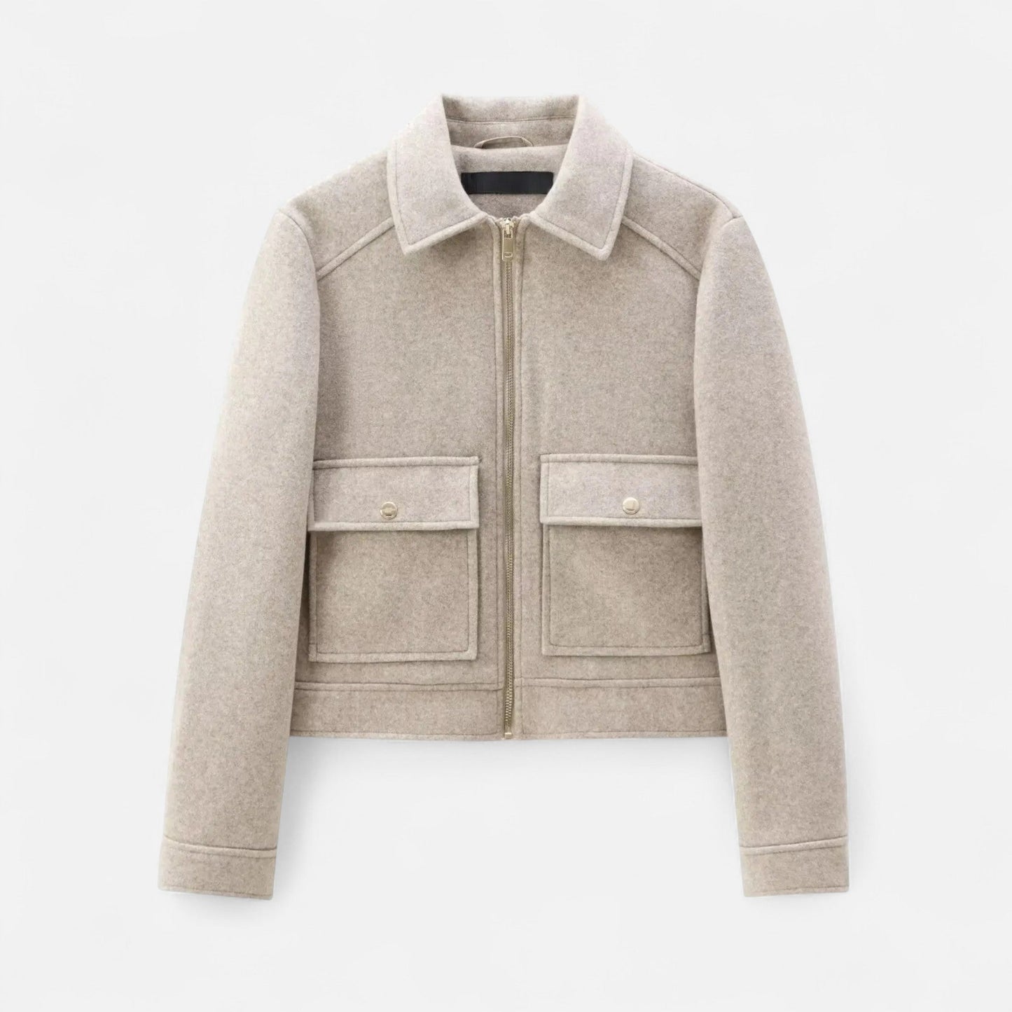 Ancient World | Elegant Women's Short Zipped Jacket