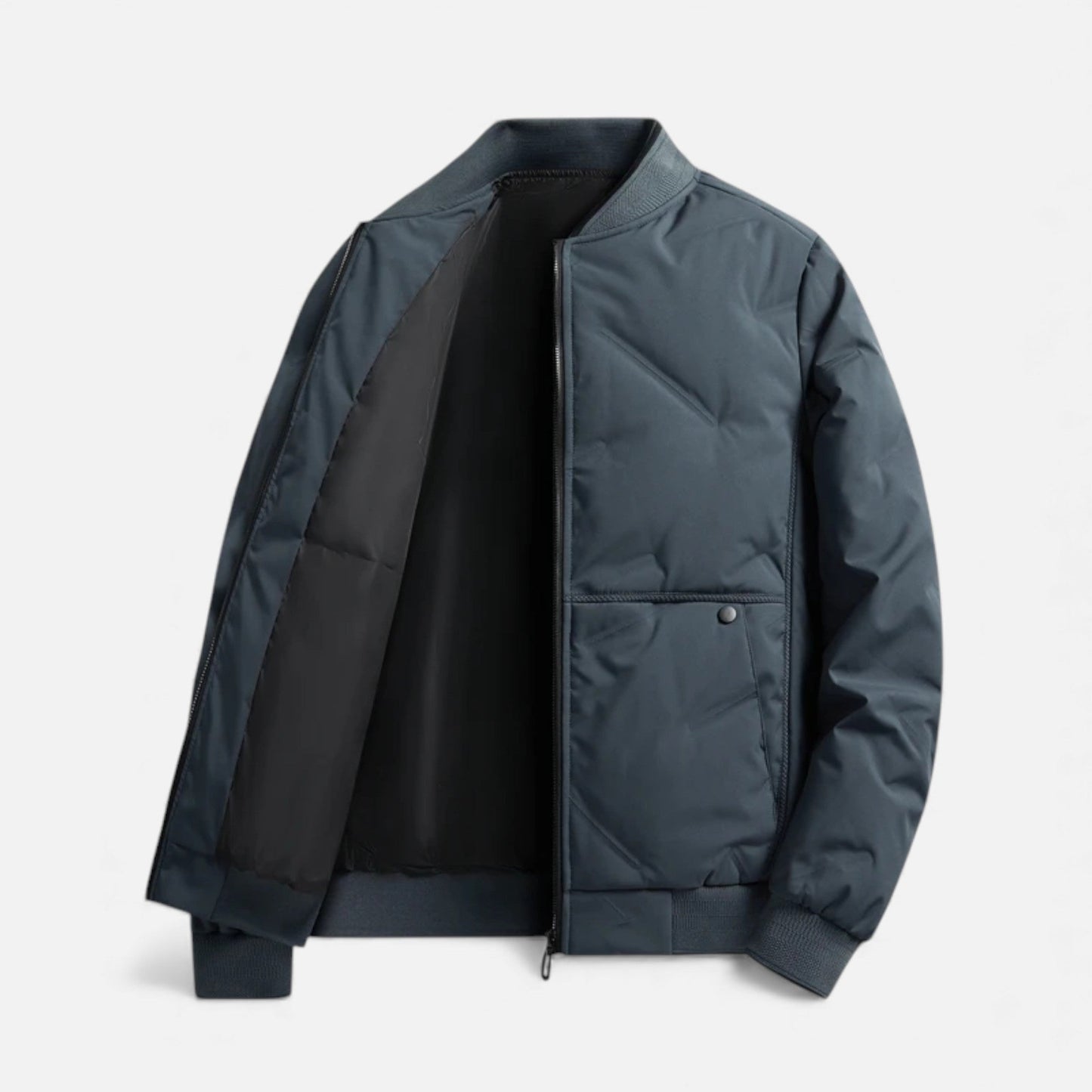 Ancient World | Men's Bomber Jacket Puffer – Light and Warm Coat for Autumn & Winter