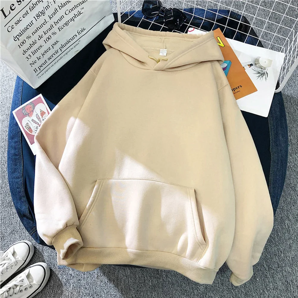Women’s Hoodie – Oversized Fit – Soft Fleece – Kangaroo Pocket – Ribbed Cuffs