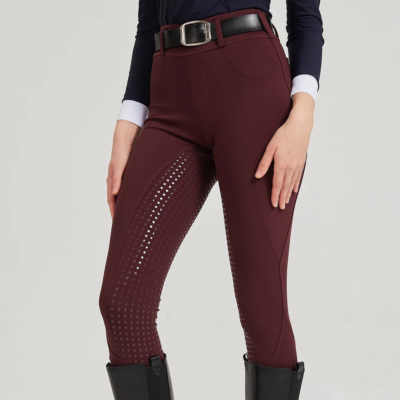 TrendAura Women Equestrian Horse Riding Pants - Saddle Lock For Secure Grip And Focus