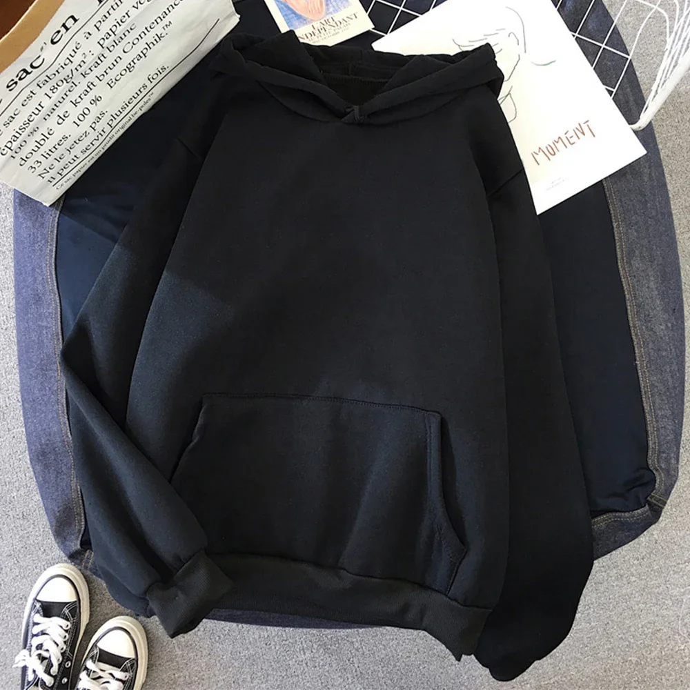 Women’s Hoodie – Oversized Fit – Soft Fleece – Kangaroo Pocket – Ribbed Cuffs