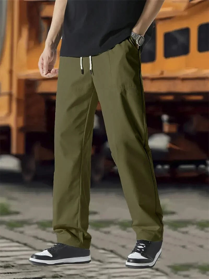 Mens Joggers Track Pants By TrendAura Comfortable Modern Fit With Drawstring Waist And Flexible Fabric