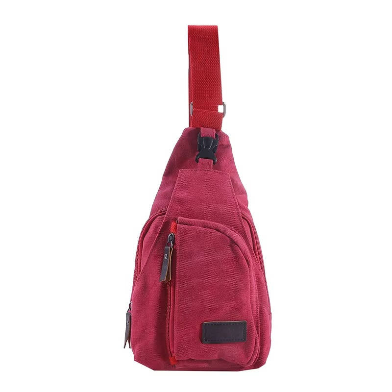 TrendAura Canvas Sling Bag - Lightweight, Hands-Free Everyday Carry for City Trips
