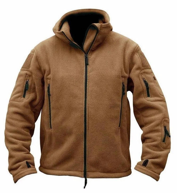 TrendAura Men Thermal Fleece Jacket Winter Warmth Outdoor Gear Rugged Comfort For Cold Weather Activities