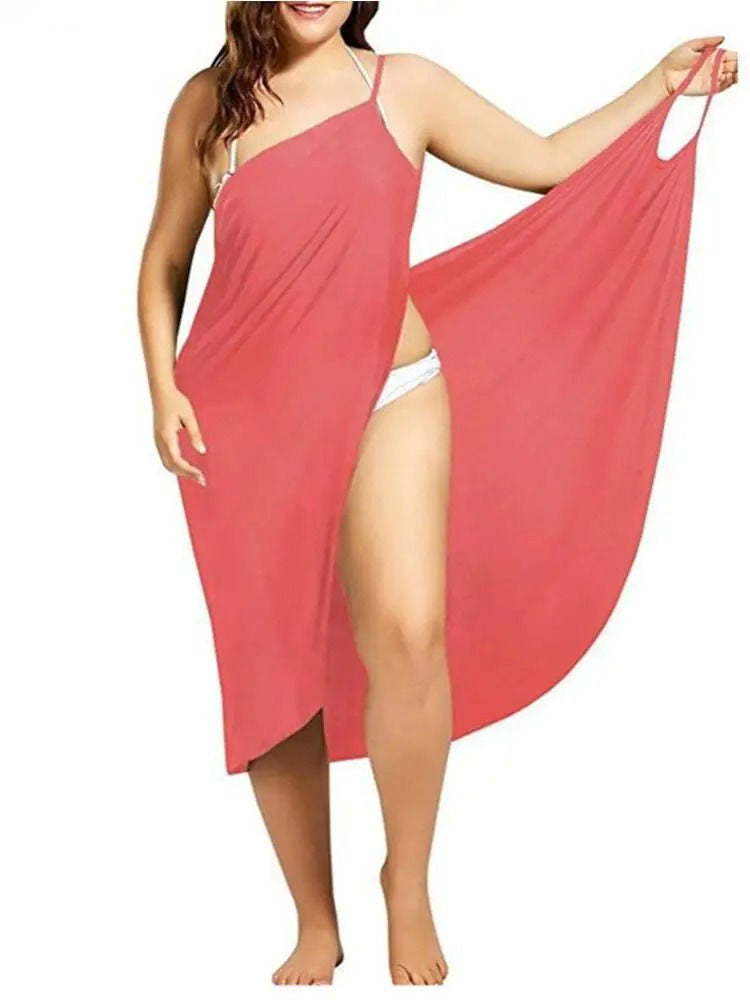 TrendAura Beach Cover Up Dress - Breezy Soft Cotton Comfort From Pool To Street Everyday