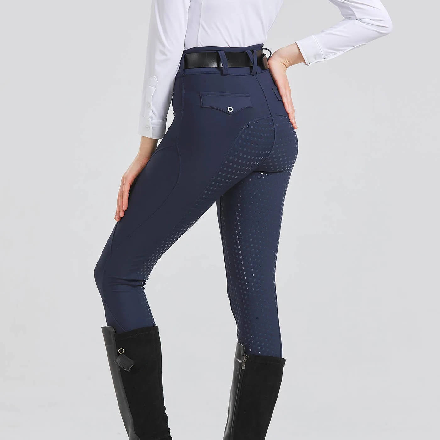 TrendAura Women Equestrian Horse Riding Pants - Saddle Lock For Secure Grip And Focus