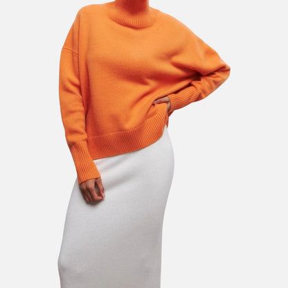 Ancient World | Oversized Turtleneck Sweater Woman