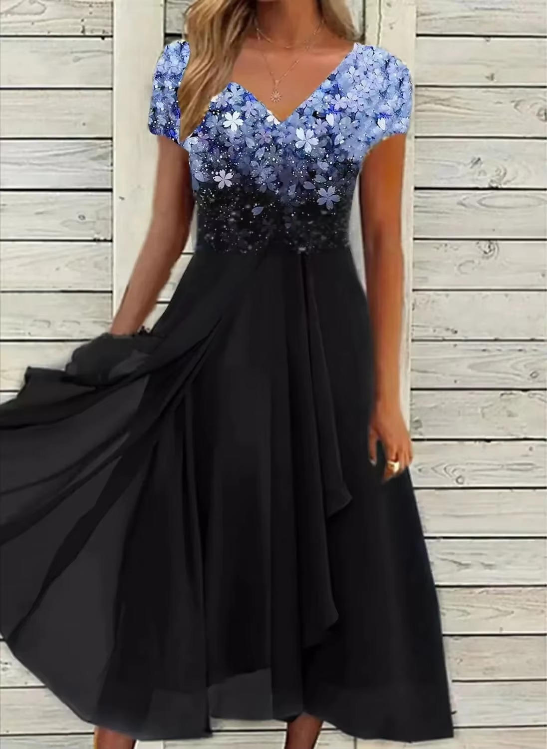 Chiffon Cocktail Dresses For Wedding Guest