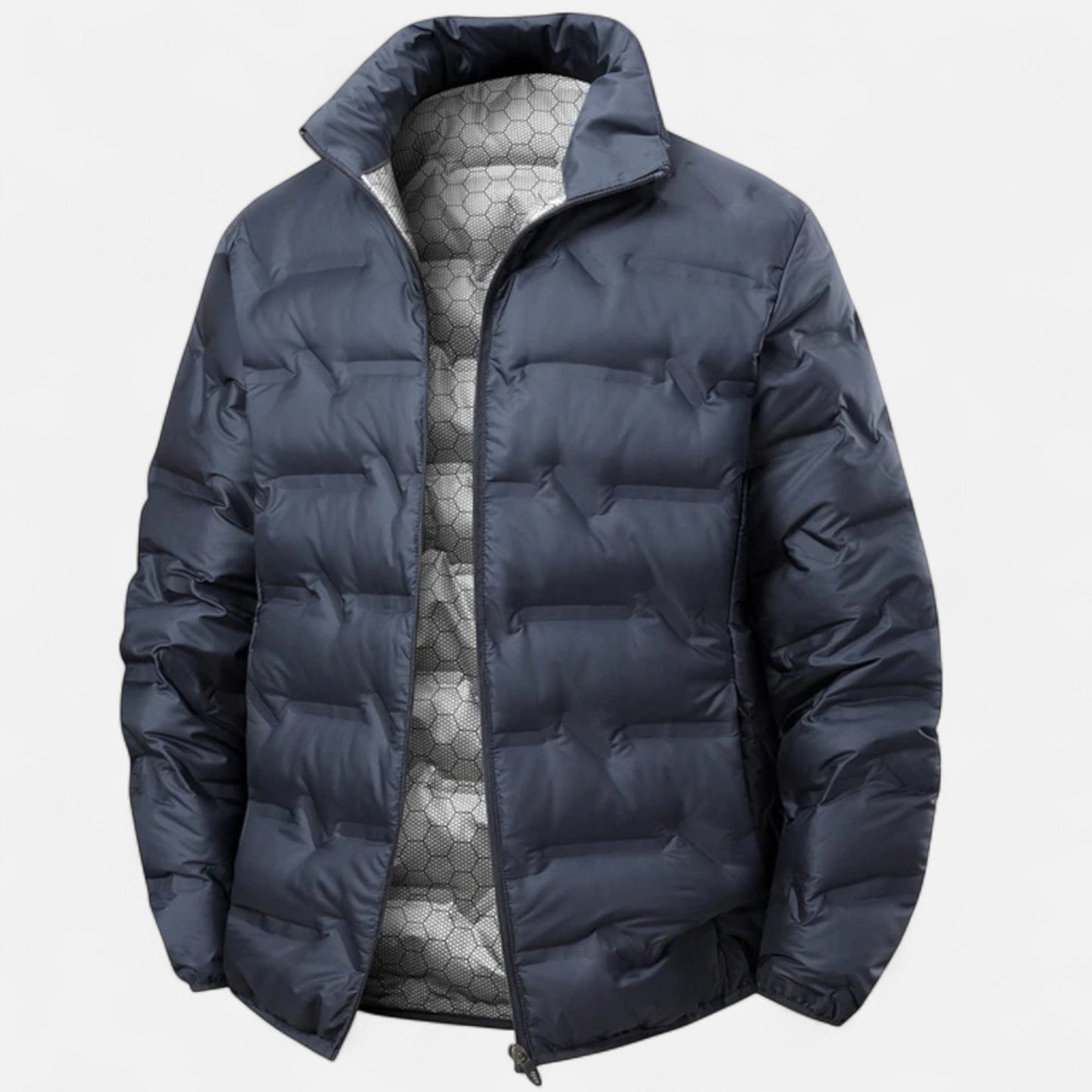 Ancient World | Men's Winter Puffer Jacket with Stand-up Collar