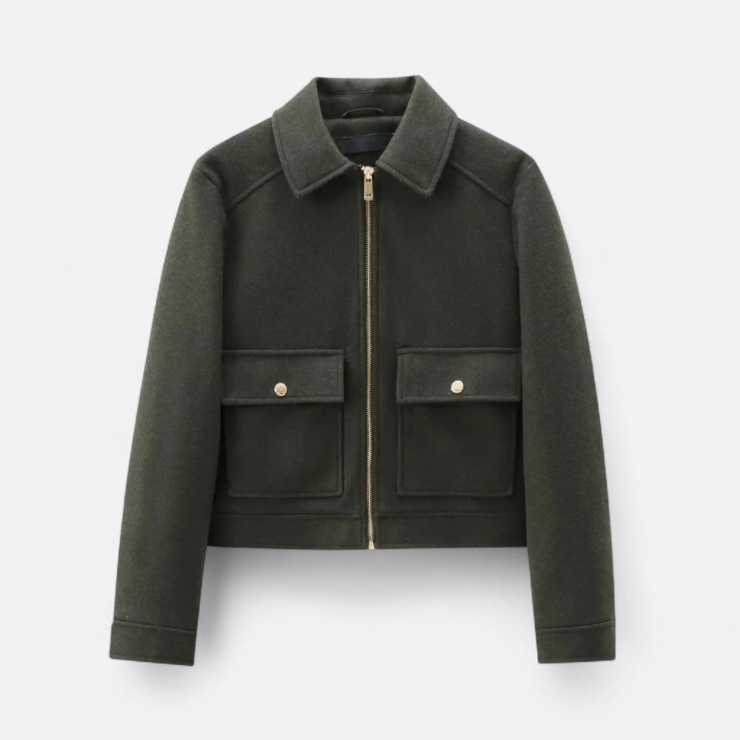 Ancient World | Elegant Women's Short Zipped Jacket