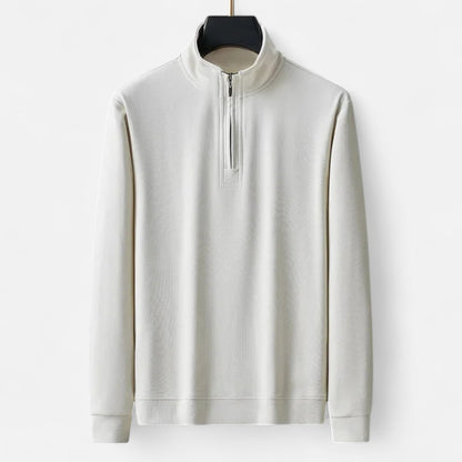 Ancient World | Lightweight Half-Zip Cotton Sweater Men