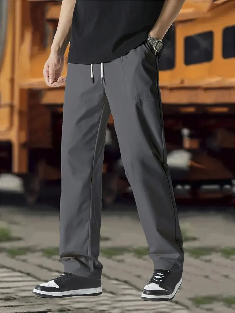 Mens Joggers Track Pants By TrendAura Comfortable Modern Fit With Drawstring Waist And Flexible Fabric