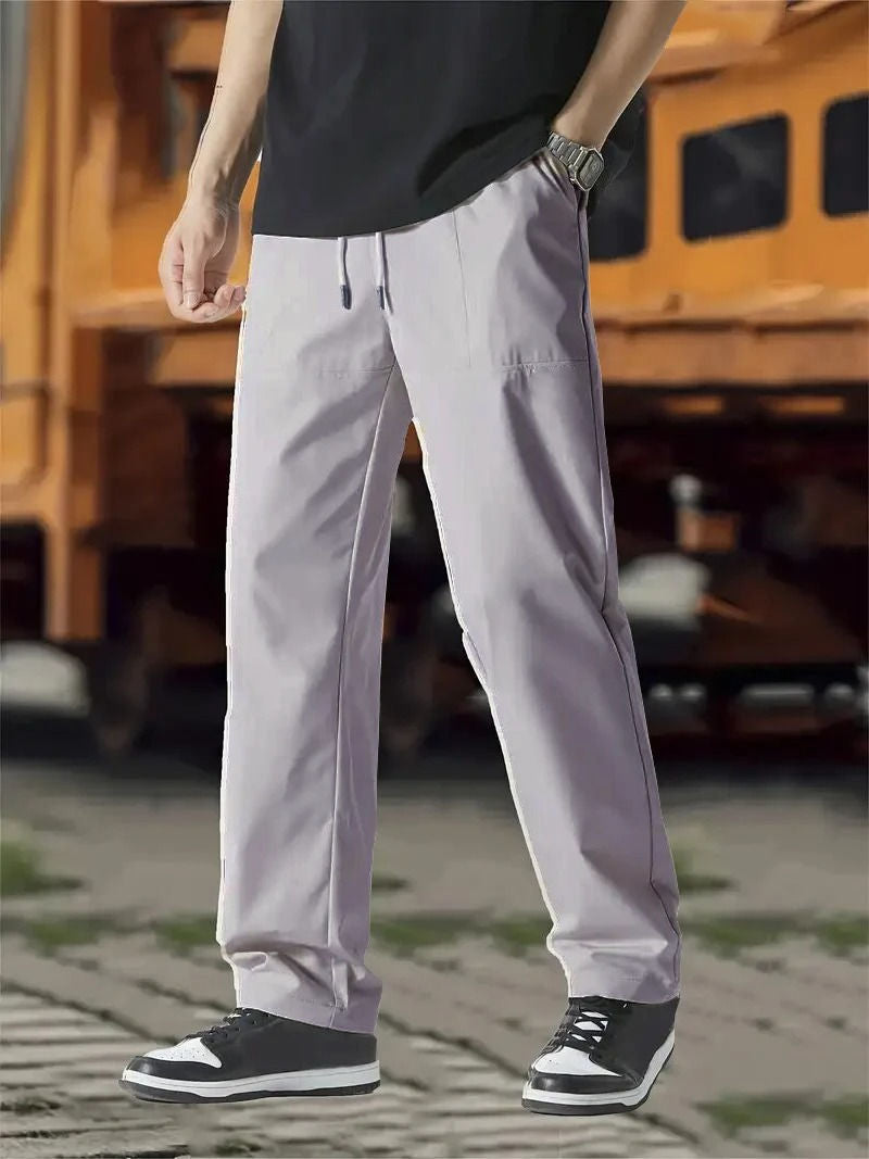 Mens Joggers Track Pants By TrendAura Comfortable Modern Fit With Drawstring Waist And Flexible Fabric